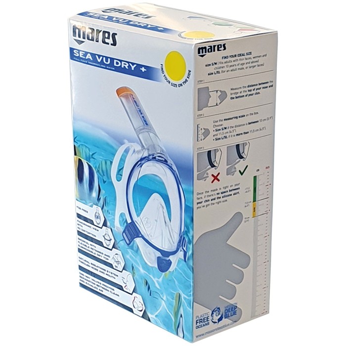 Masca full face snorkeling Mares AQ SEA VU DRY 01