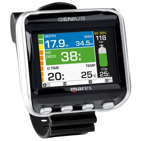 Computer SCUBA Mares GENIUS Negru Argintiu 01